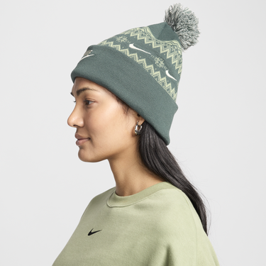 Шапка Nike Peak Beanie Зелено | HF0188-338, 1