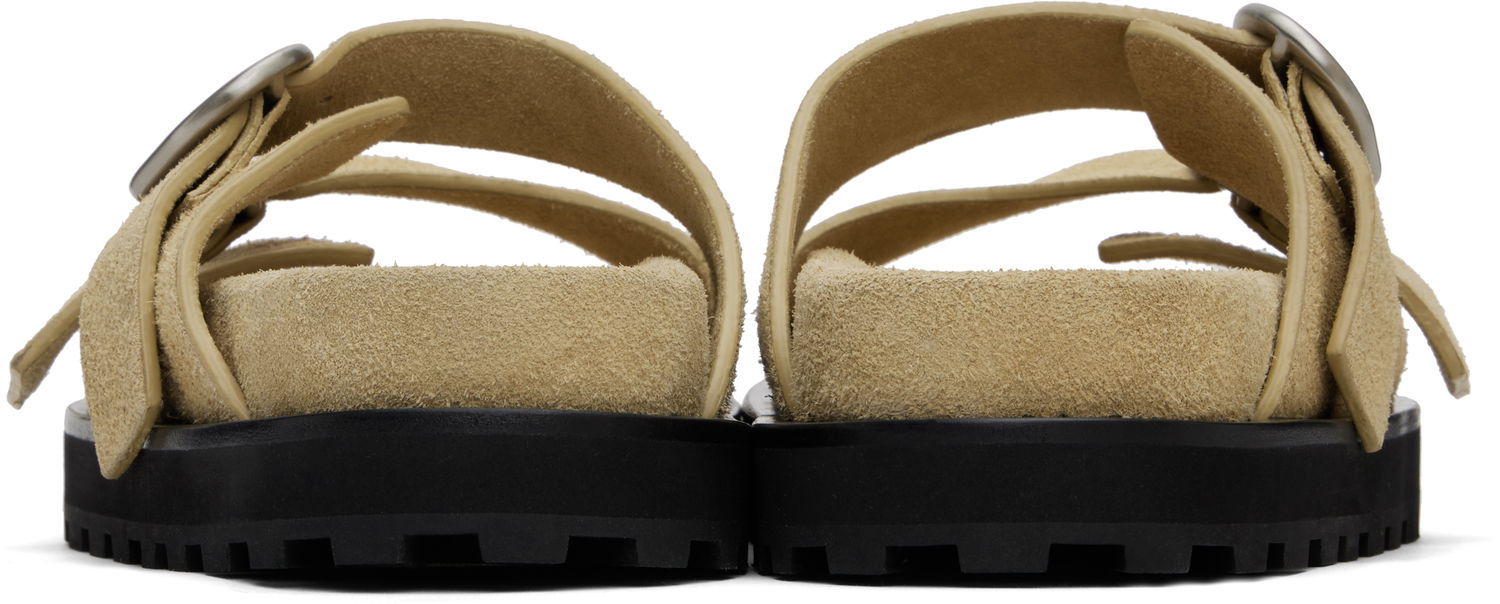 Облекло Jil Sander Jil Sander Pin-Buckle Suede Sandals Бежово | J44WP0026_P8213, 1