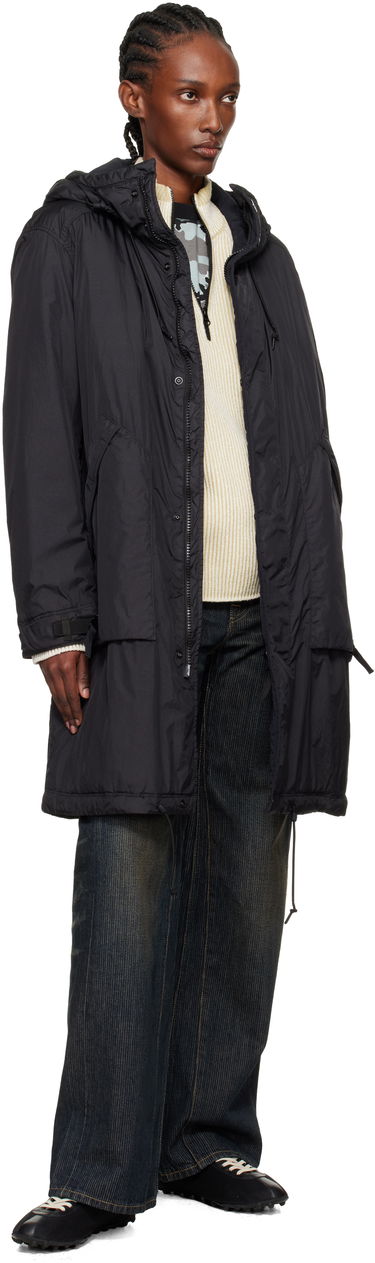 Палта Stone Island Crinkled Reps NY Coat Черно | K2S15 7100003 S0A23, 4