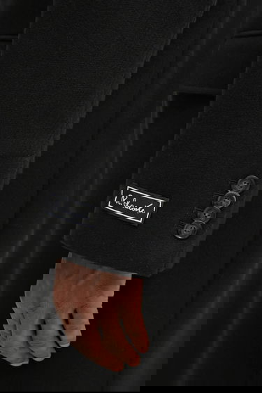 Палта Lacoste Wool Blend Coat Черно | BH5935, 3