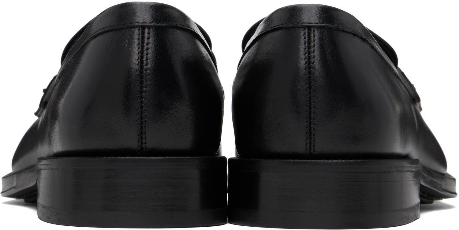 Кецове и обувки FERRAGAMO Salvatore Ferragamo Gancini Ornament Loafers Черно | 778746, 1