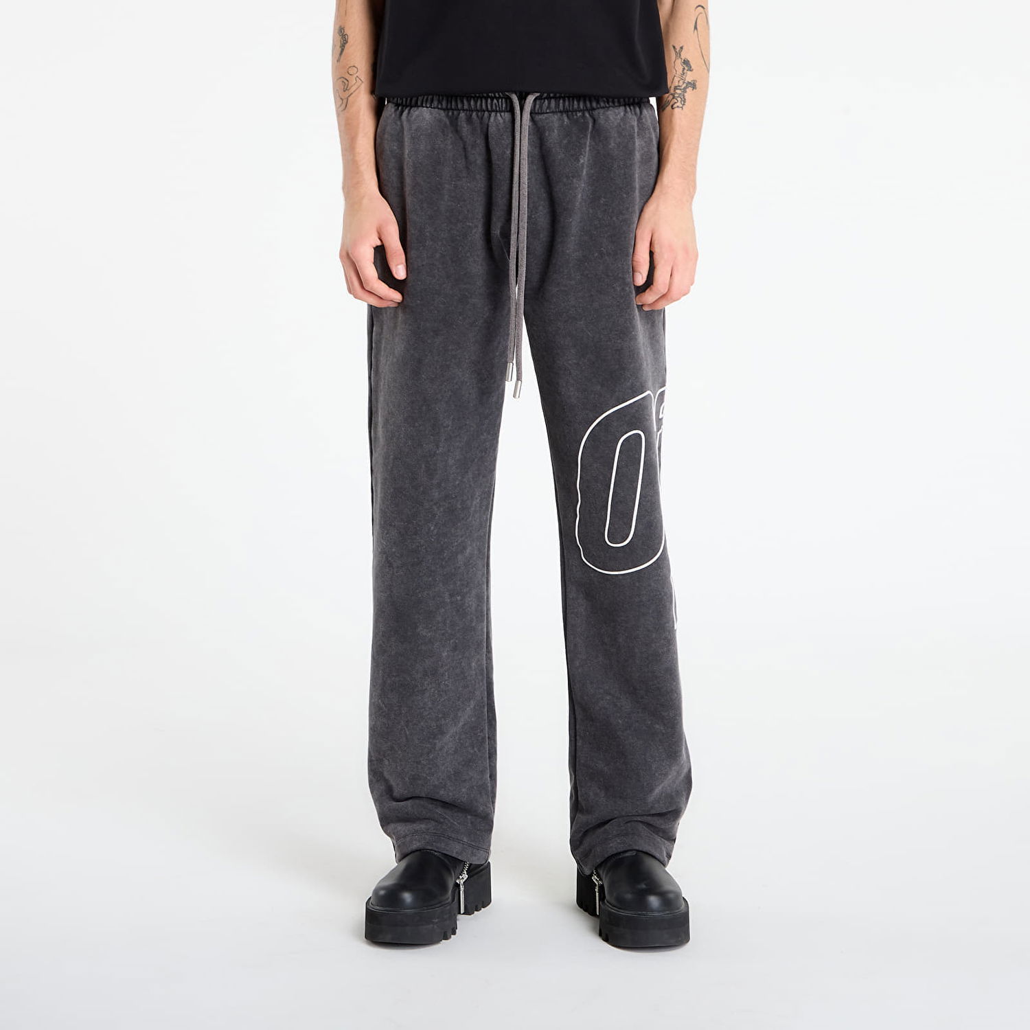 Спортни панталони Off-White Off-White Outline Arrow Sweatpants Сиво | OMCH05AF25FLE0011301, 0