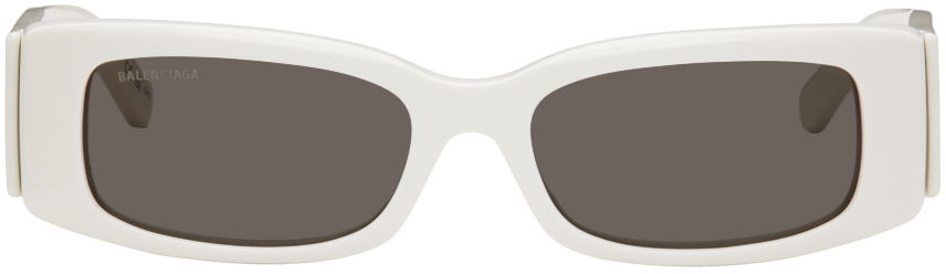 Слънчеви очила Balenciaga Max Rectangle Бяло | BB0260S-003, 0