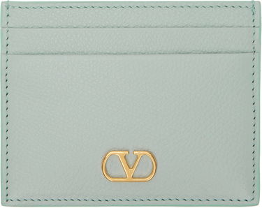Портфейл Valentino Valentino Garavani VLogo Signature Grainy Calfskin Card Holder Тюркоазено | 6W2P0AJ7SNP, 0