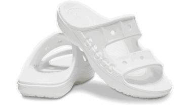 Кецове и обувки Crocs Baya Slides "White" Бяло | 207627-100, 1