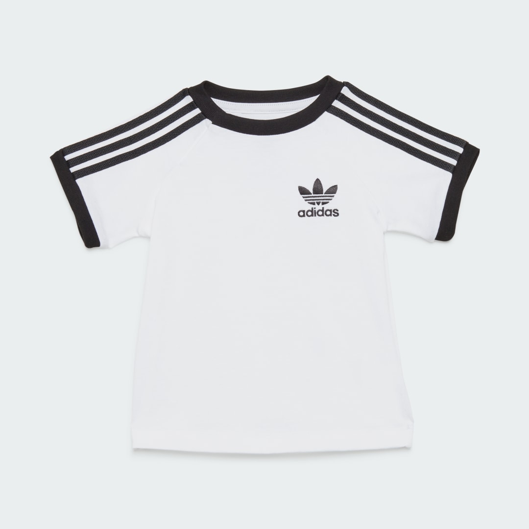 Тениска adidas Performance 3-Stripes Tee Бяло | JE0519, 0
