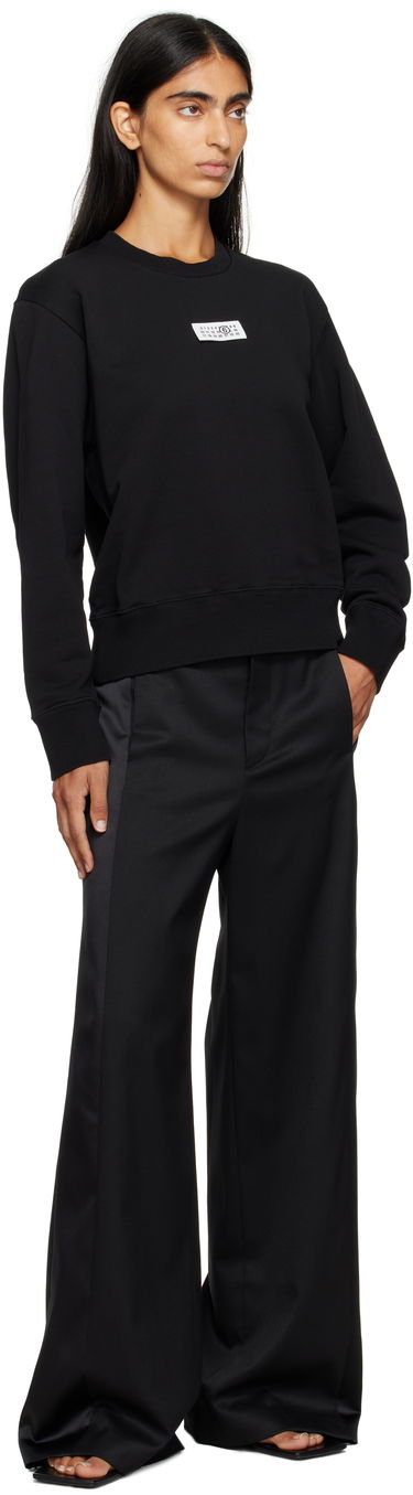 Суитчър Maison Margiela MM6 Maison Margiela Logo Patch Sweatshirt Черно | S52GU0247 M25025, 3