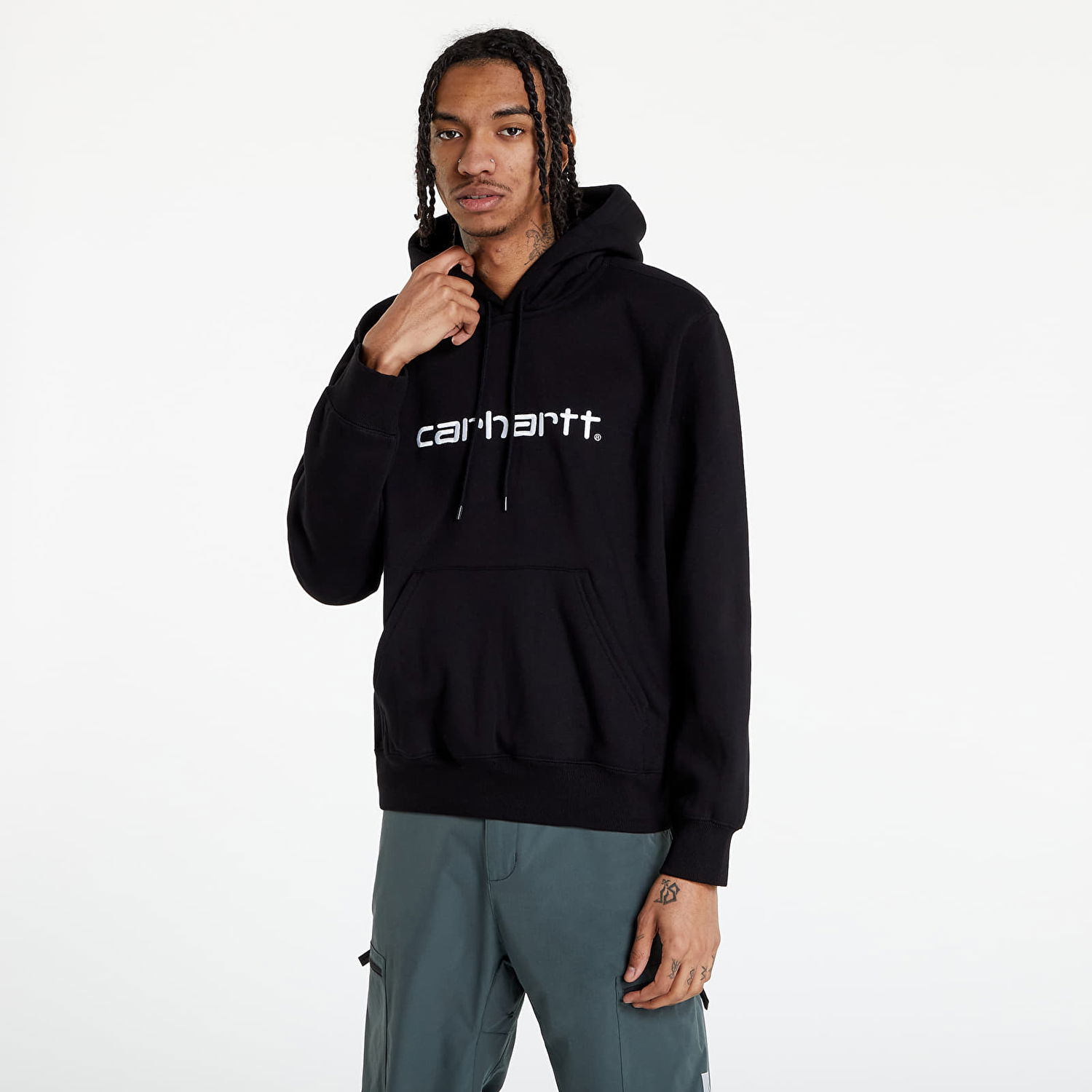 Суитчър Carhartt WIP WIP Hooded Черно | I030230.0D2XX, 0