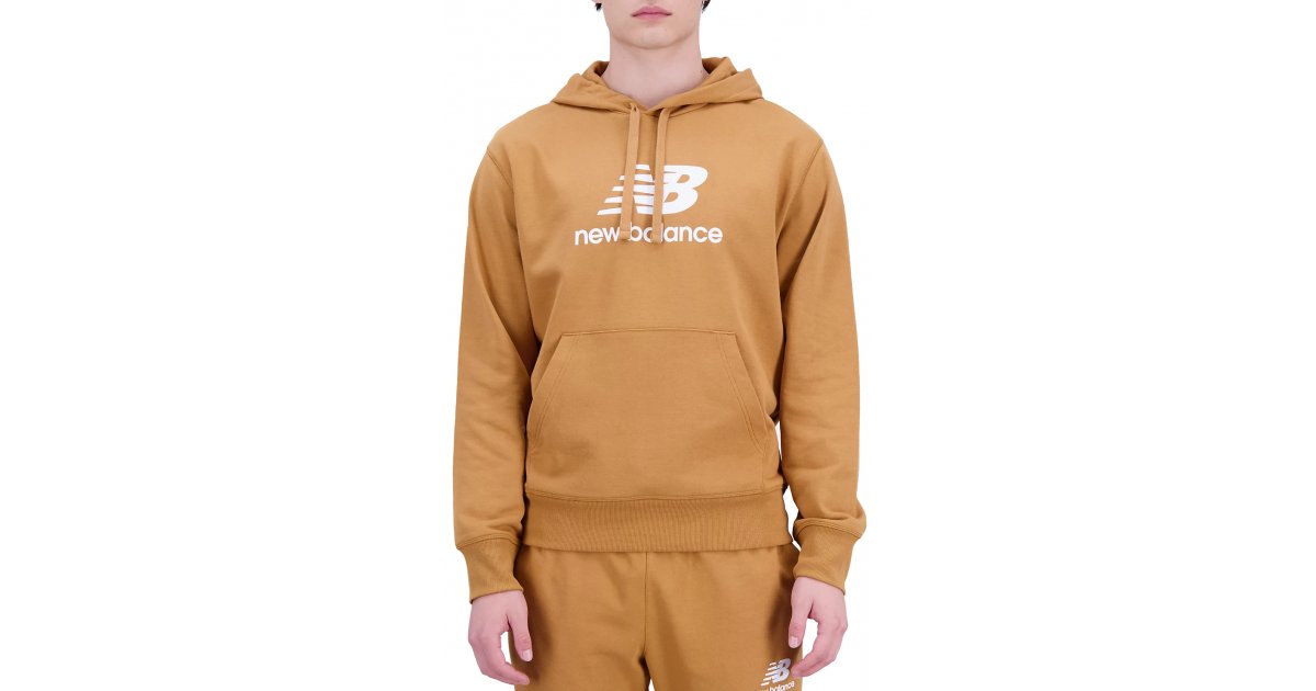 Суитчър New Balance Essentials Stacked Logo French Terry Бежово | mt31537-tob, 1