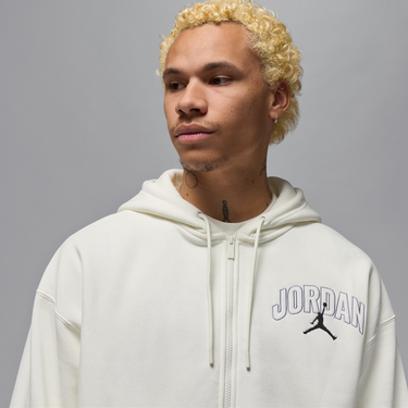 Суитчър Jordan Jordan Brooklyn Fleece Full-Zip Hoodie Бяло | IB7908-133, 4