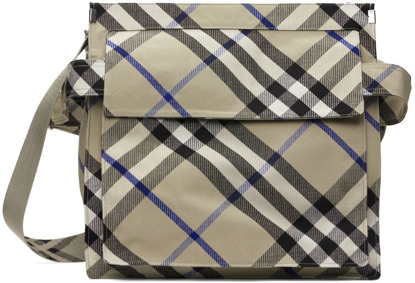 Голяма пазарска чанта Burberry Medium Trench Tote Bag Бежово | 8091815, 0