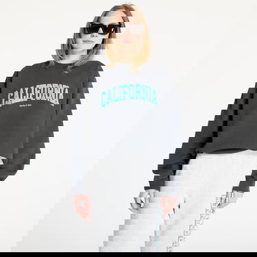 Пуловер Sporty & Rich Sporty & Rich California Crewneck Sweatshirt Черно | ST071514501BA02, 1