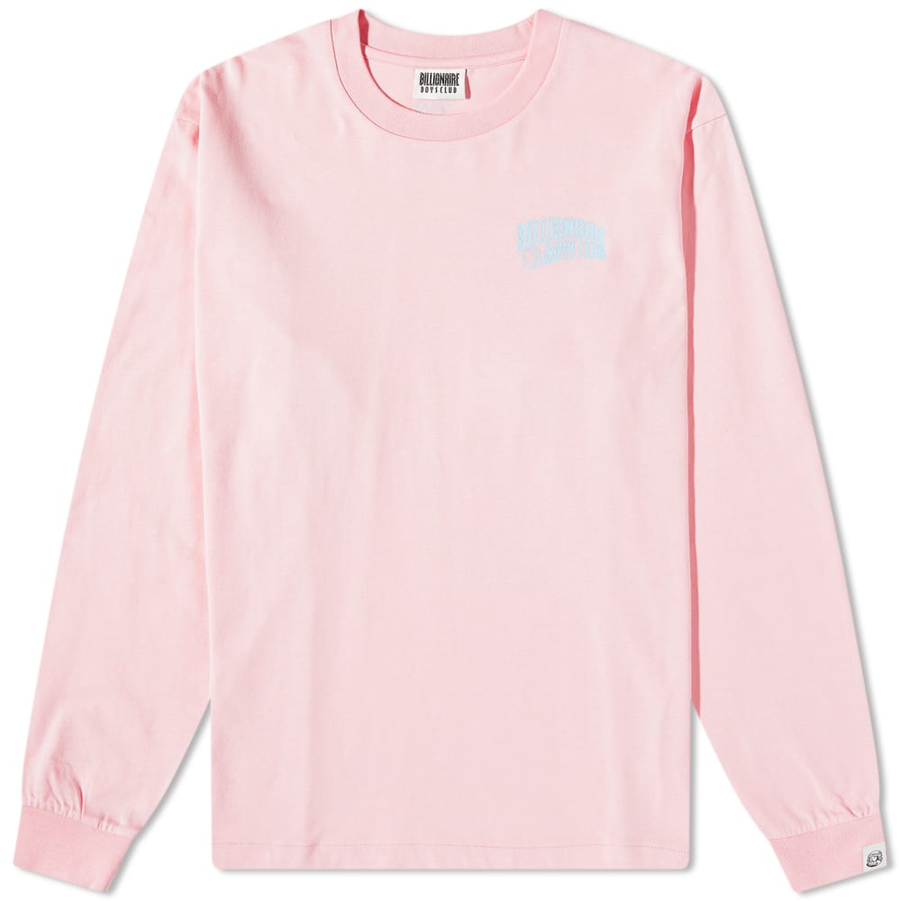 Тениска BILLIONAIRE BOYS CLUB Long Sleeve Small Arch Logo Tee Pink Розово | BC007-PNK, 0