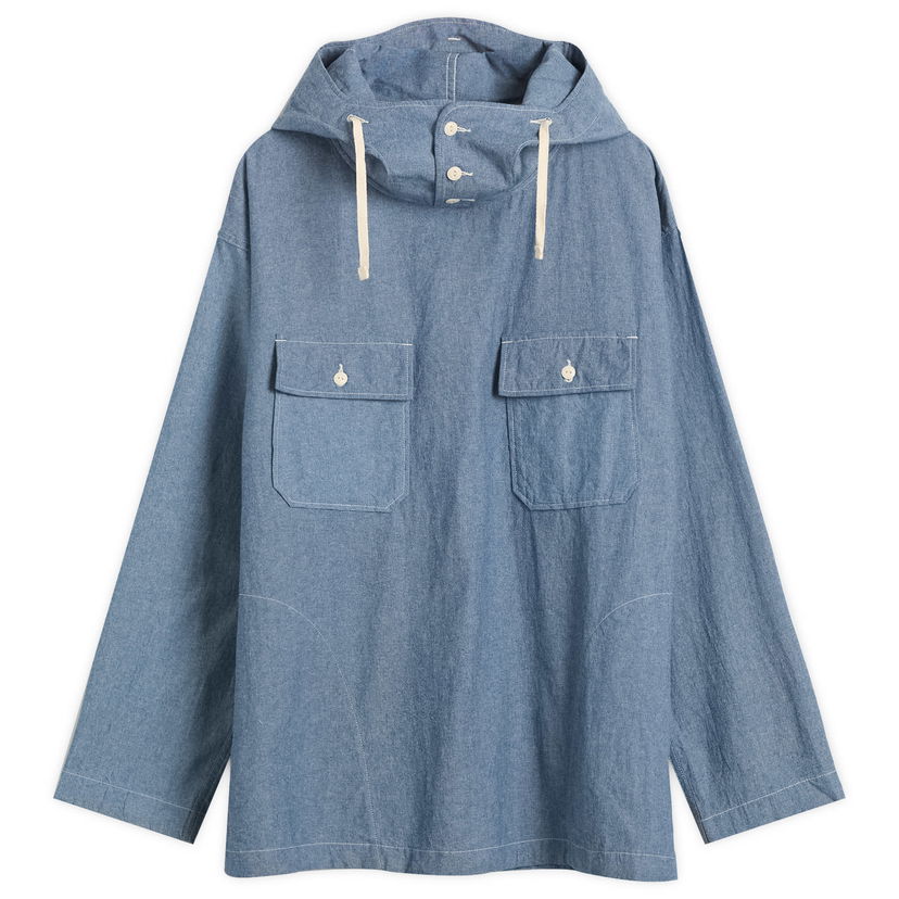 Риза Engineered Garments Engineered Garments Chambray Cagoule Shirt, Size Small Синьо | 25F1A010-RK025