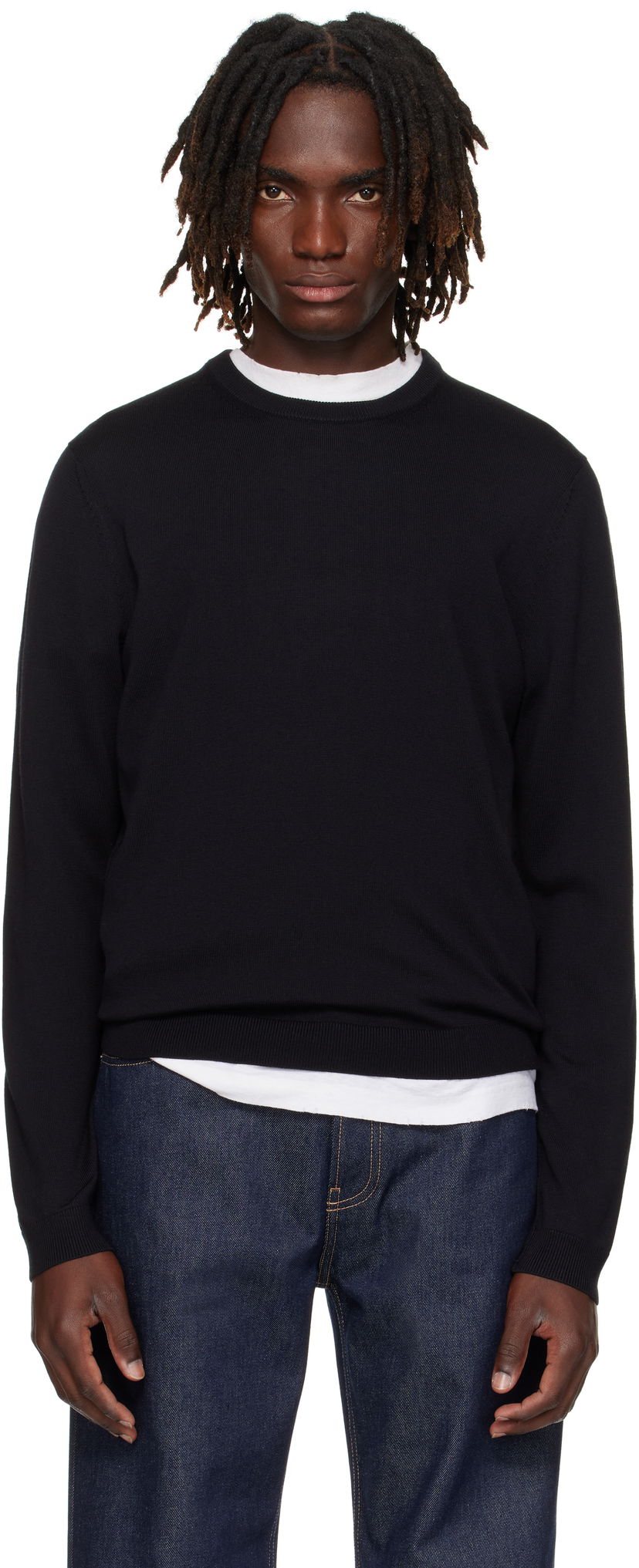 Пуловер Acne Studios Acne Studios Wool Sweater Черно | B60364-