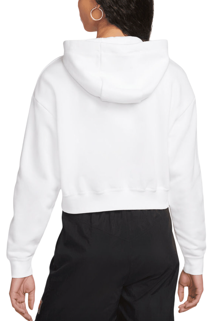 Суитчър Nike Cropped Fleece Hoody Бяло | dq5850-100, 1