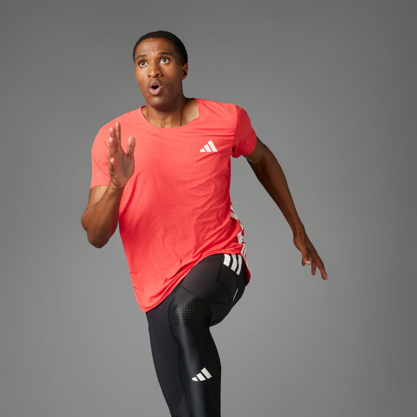 Тениска adidas Performance Adizero Running T-Shirt Червено | IX8987