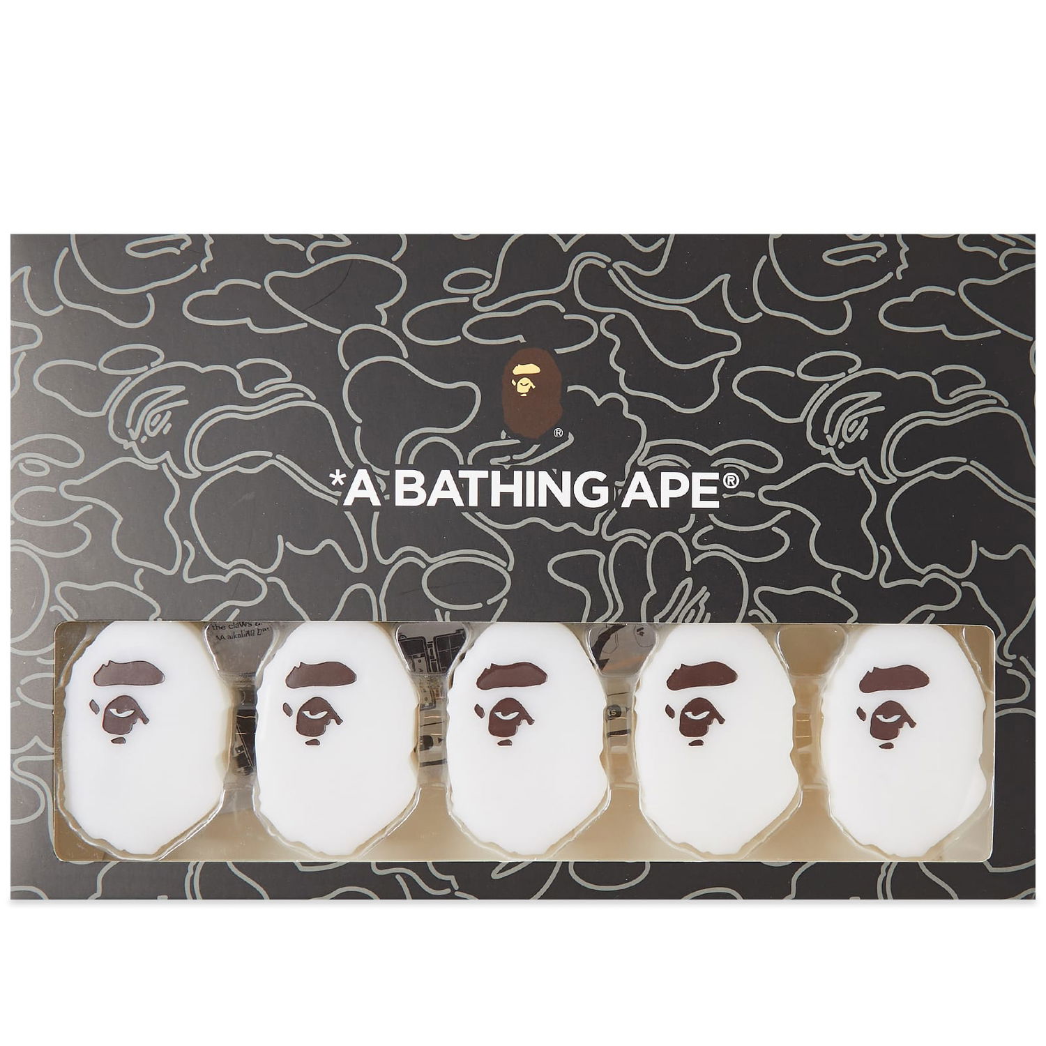 Домашен декор BAPE A Bathing Ape Head LED Garland Light Бяло | 001GDI701007FCLR, 0