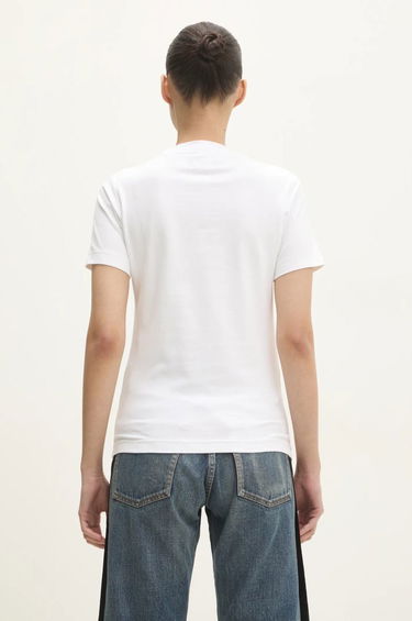 Тениска VETEMENTS VETEMENTS Embroidered Logo T-Shirt Бяло | MA66TR670W, 2