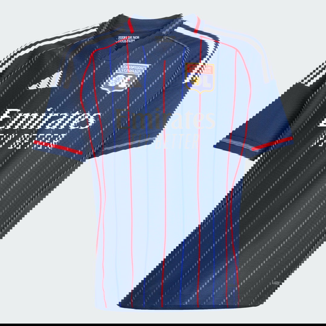 Фланелка adidas Performance Olympique Lyonnais 25/26 Kids' Away Jersey Синьо | JL1883, 0
