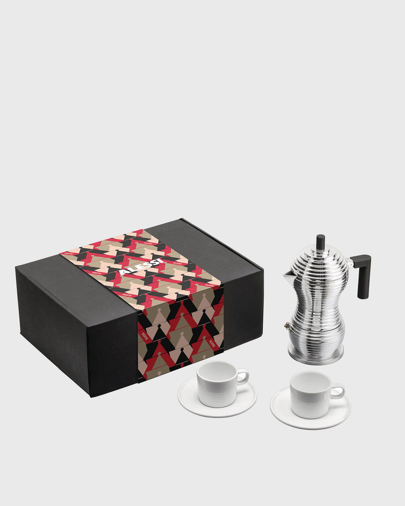 Колекционерско Alessi Coffee Gift Set Металик | MDL02BSET