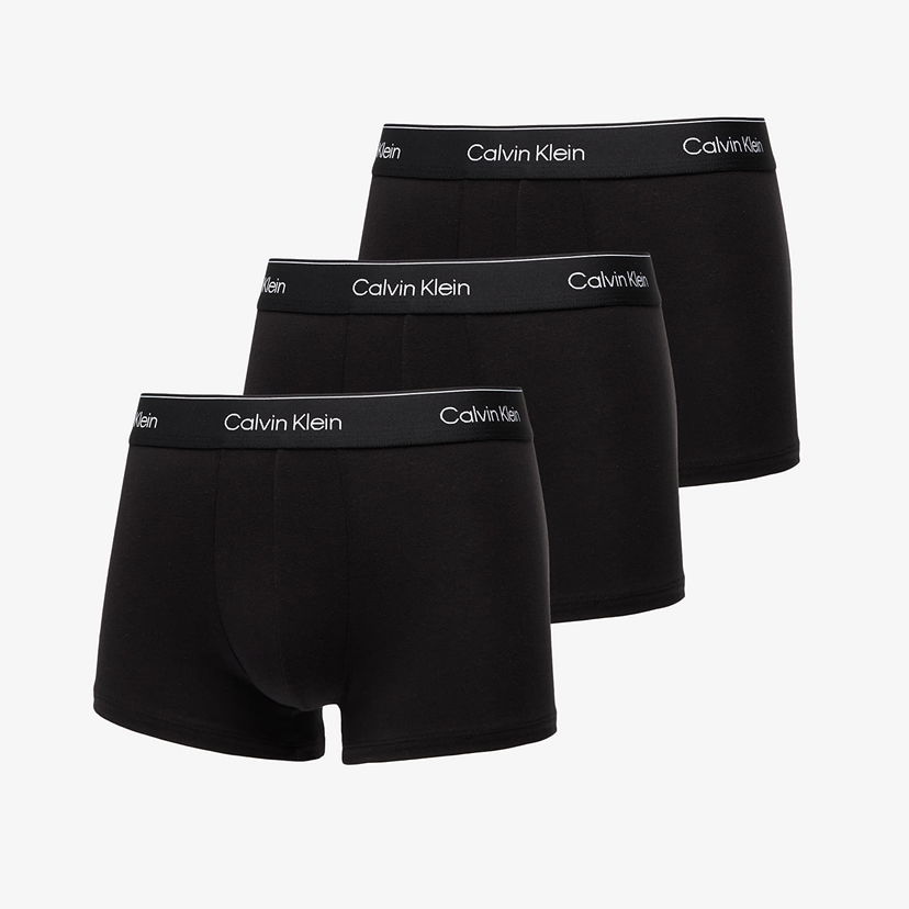 Бельо и чорапи CALVIN KLEIN Trunk 3-Pack Black M Черно | NB3963A TM6