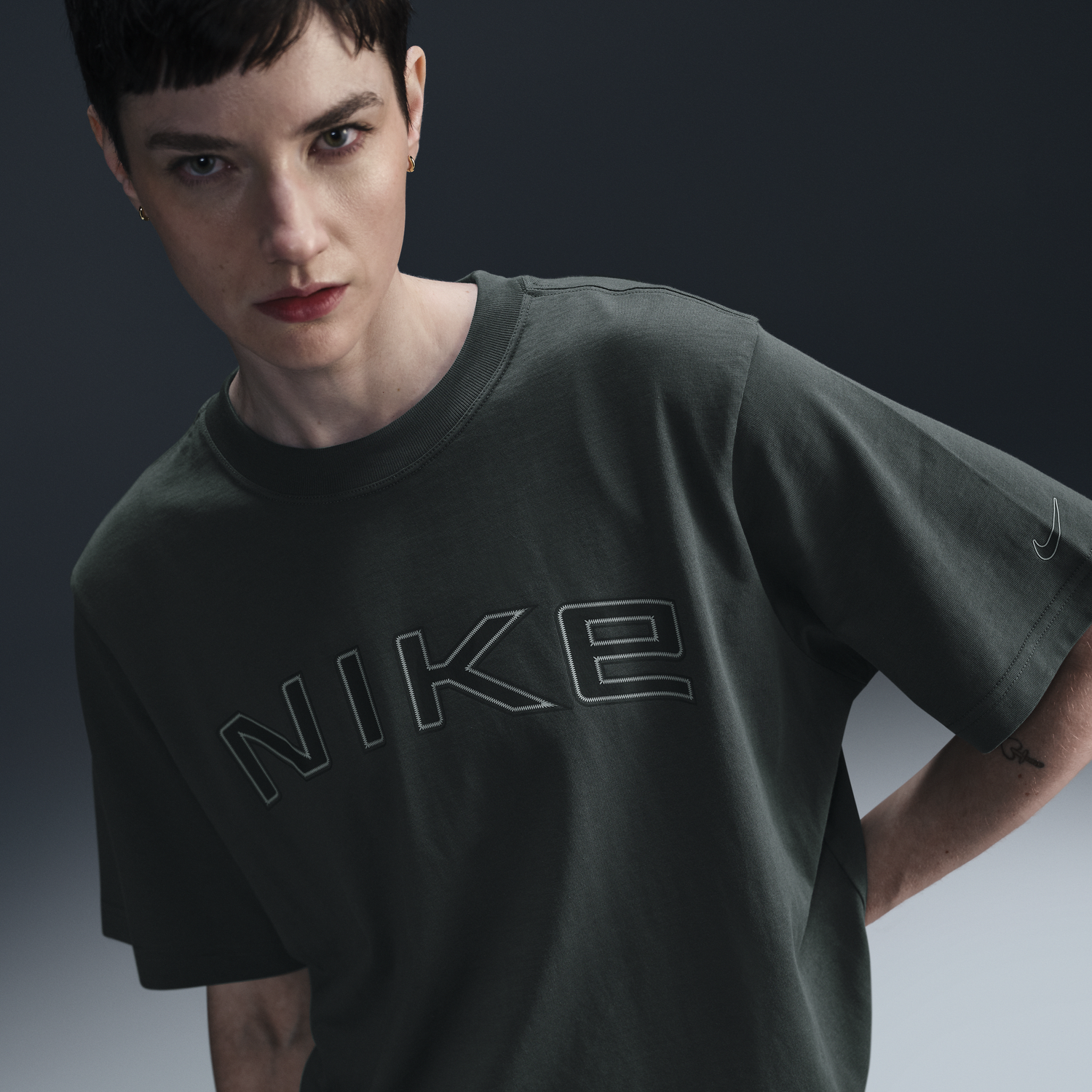 Тениска Nike Sportswear T-Shirt Зелено | HQ1679-338, 0