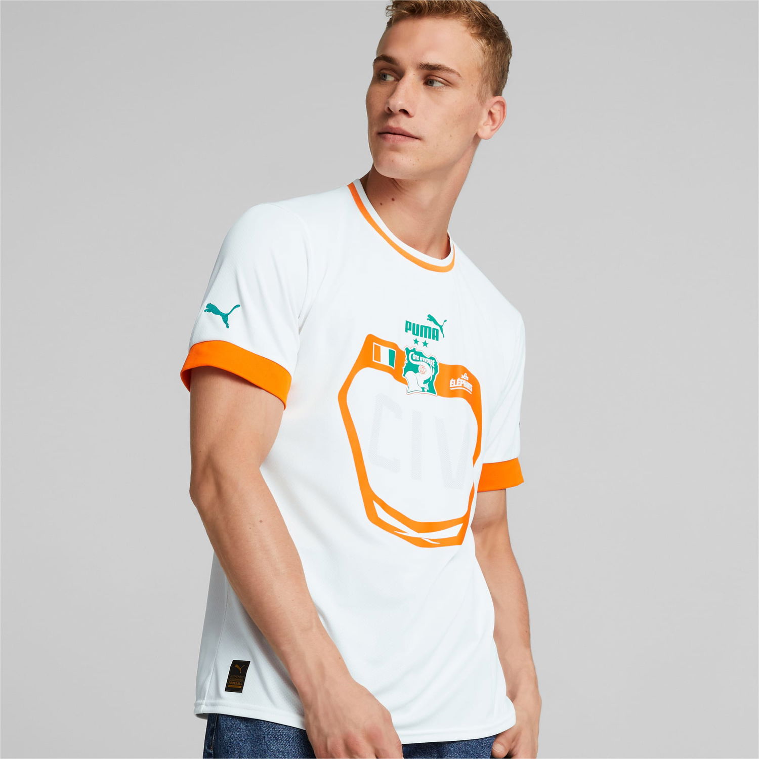 Фланелка Puma Maglia replica Costa d'Avorio Бяло | 765947_02, 0