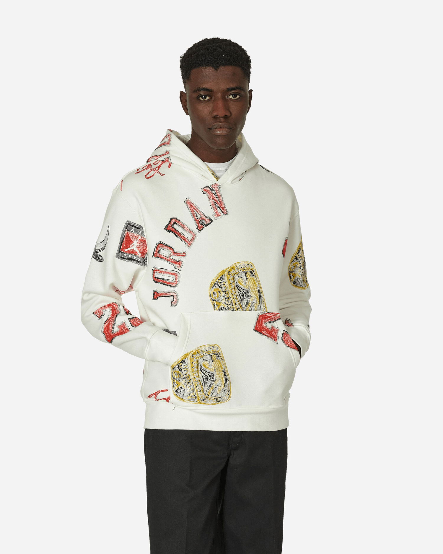 Суитчър Jordan Brooklyn Fleece Hooded White Бяло | FN4545-133, 1