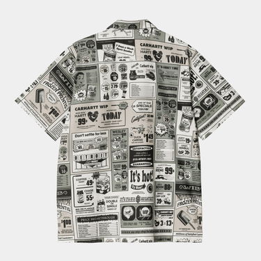 Риза Carhartt WIP Carhartt WIP Short Sleeve Catalogue Print Shirt Сиво | I034548_9, 1