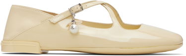 Кецове и обувки Jimmy Choo Eleri Ballerina Flats Бежово | ELERI BALLERINA/C, 0