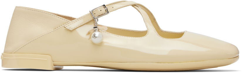 Кецове и обувки Jimmy Choo Eleri Ballerina Flats Бежово | ELERI BALLERINA/C