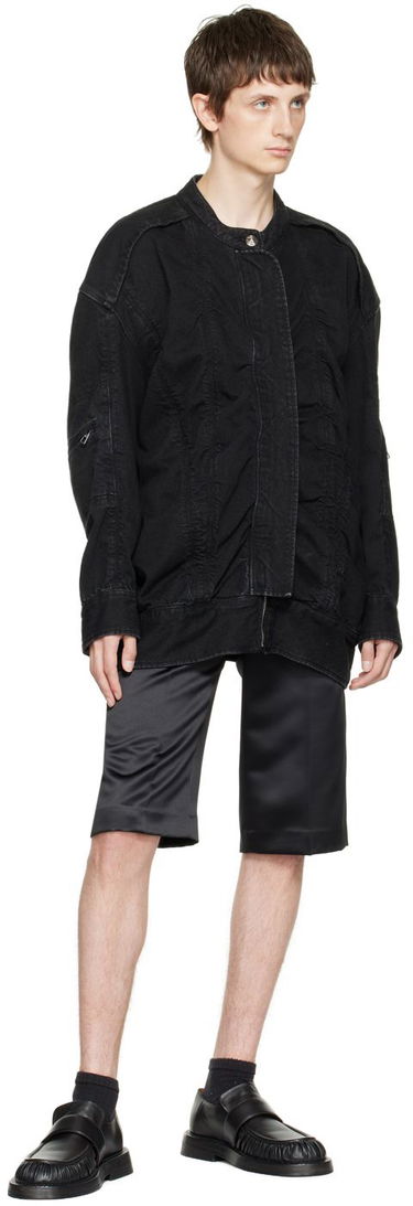 Яке We11done We11done Bomber Denim Jacket Черно | WD-DJ3-21-331-U-BK, 3