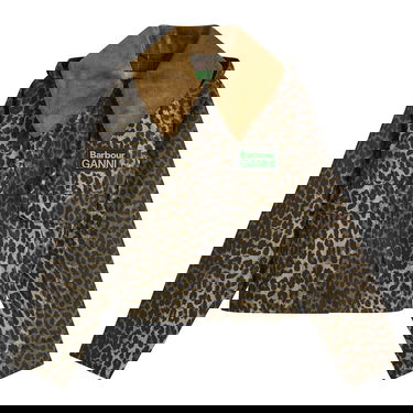 Палта Barbour Barbour x GANNI Leopard Print Hooded Wax Coat Многоцветен | LWX1529BK11, 0