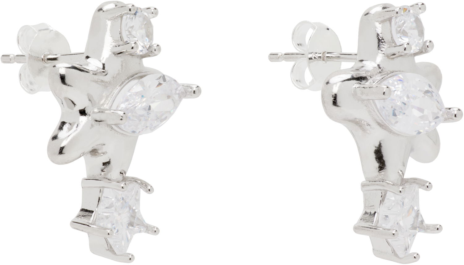 Обеци Collina Strada Constellation Stud Earrings Металик | XX1305, 1