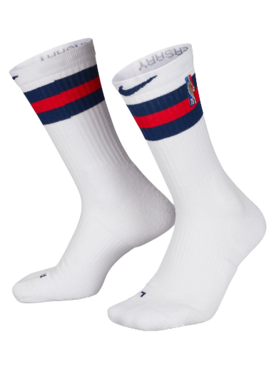 Чорапи Nike NBA Brooklyn Nets Elite City Edition Crew Socks Бяло | DA4959-100