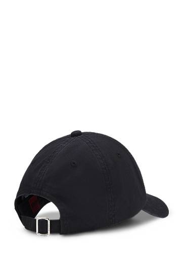 Шапка с козирка BOSS Cotton-twill cap with embroidered heart logo Черно | 50557038, 1