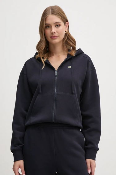 Суитчър Lacoste Navy Blue Zip-Up Hoodie With Applique Синьо | SF2669, 3