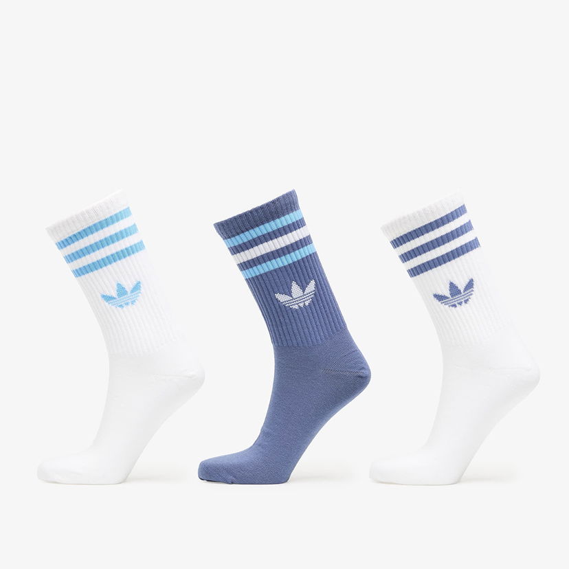 Чорапи adidas Originals 3S Crew Socks 3-Pack S Многоцветен | KR5153