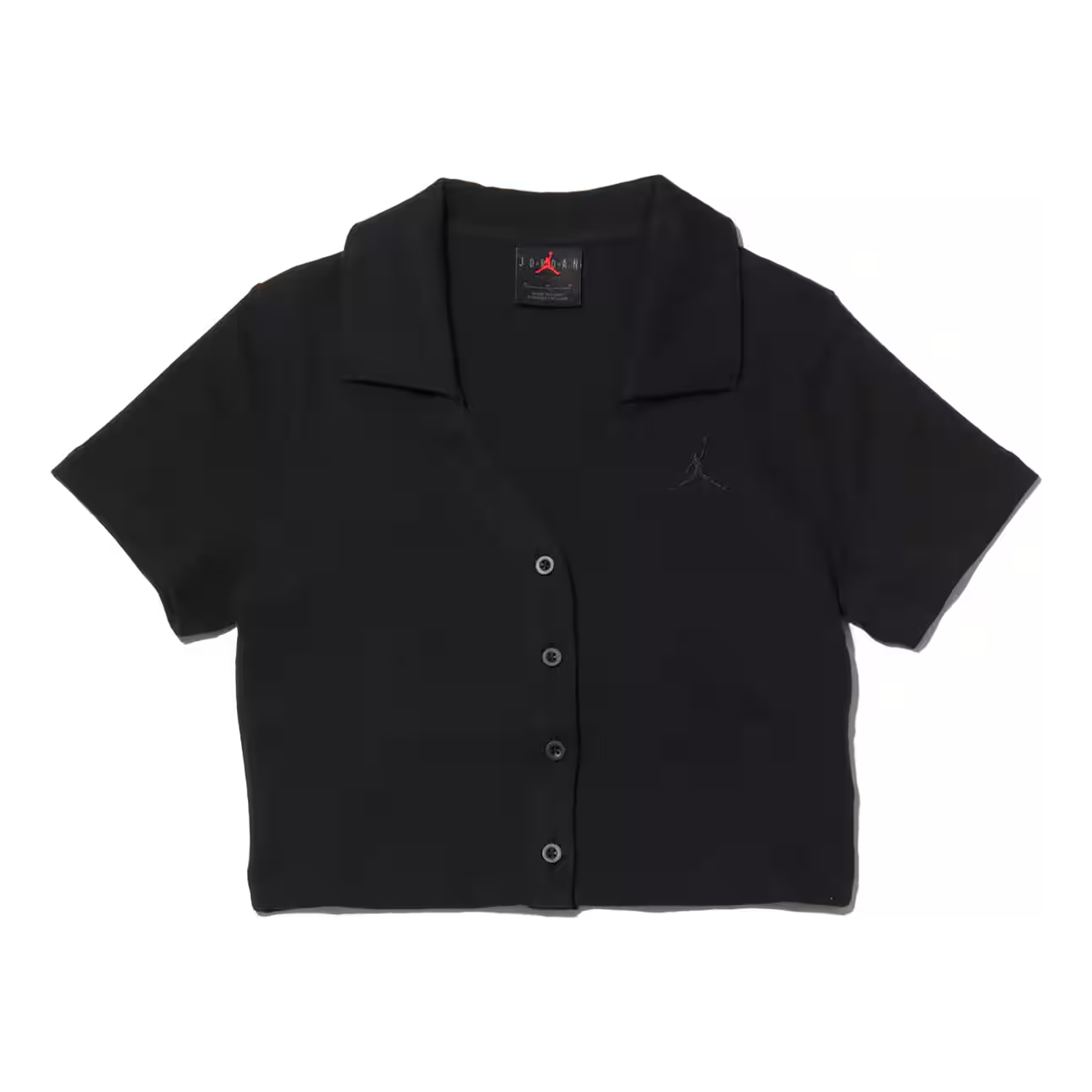 Съкратен топ Jordan Air Jordan Knit Crop Top Черно | FN5397-010, 0