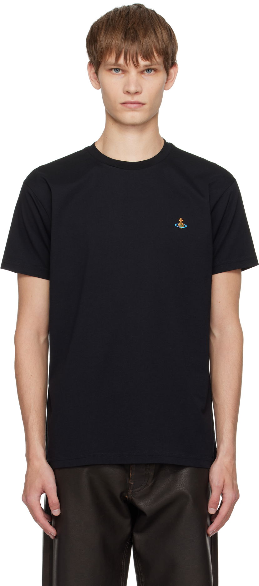 Тениска Vivienne Westwood Vivienne Westwood Classic Orb T-Shirt Черно | 3G010013-J001M-