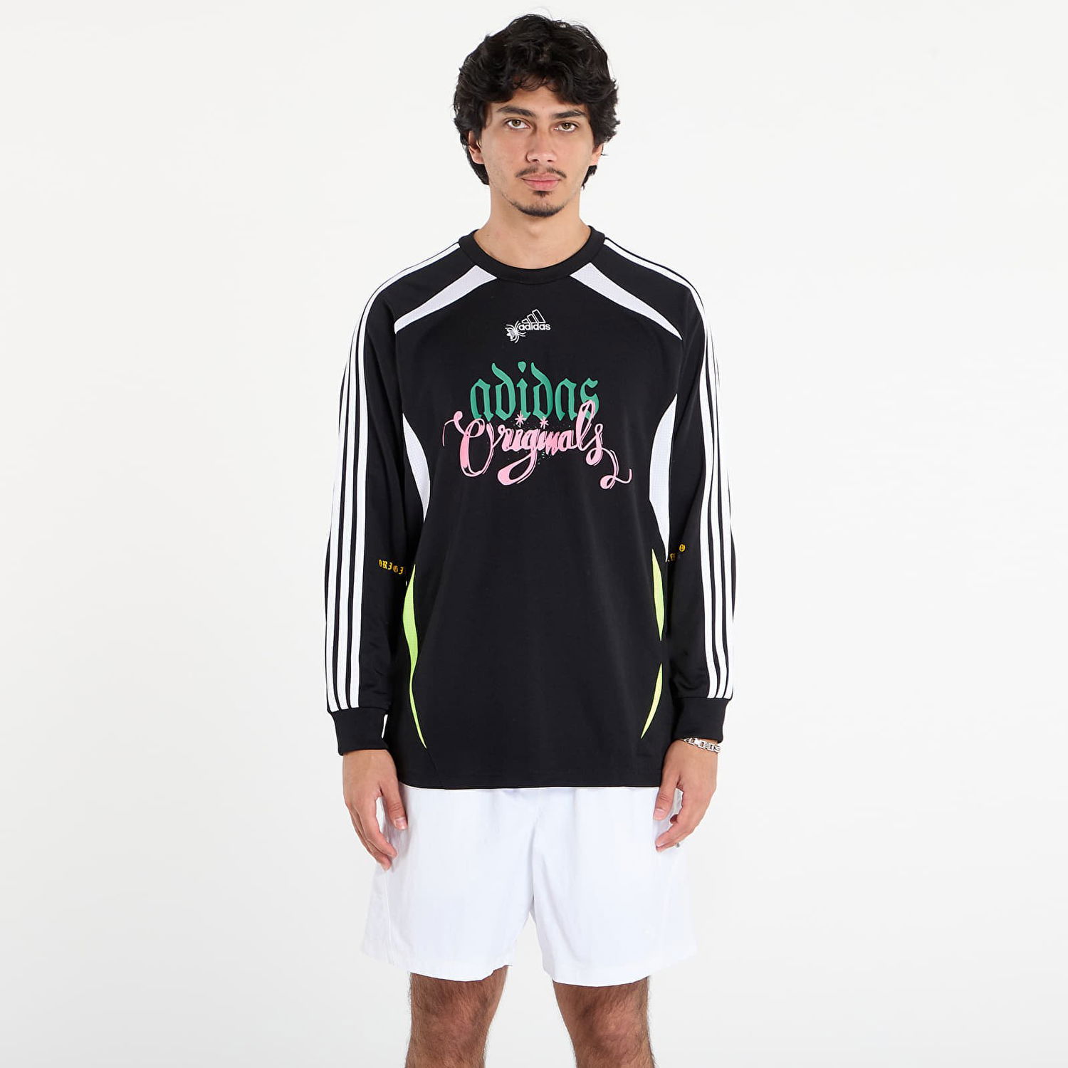 Тениска adidas Originals Spiders Goalkeeper Loose Long-Sleeve Top Черно | JW0201, 0