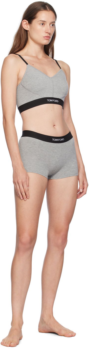 гащички Tom Ford Tom Ford Signature Boxer Shorts Сиво | KNJ006-JEX011, 3