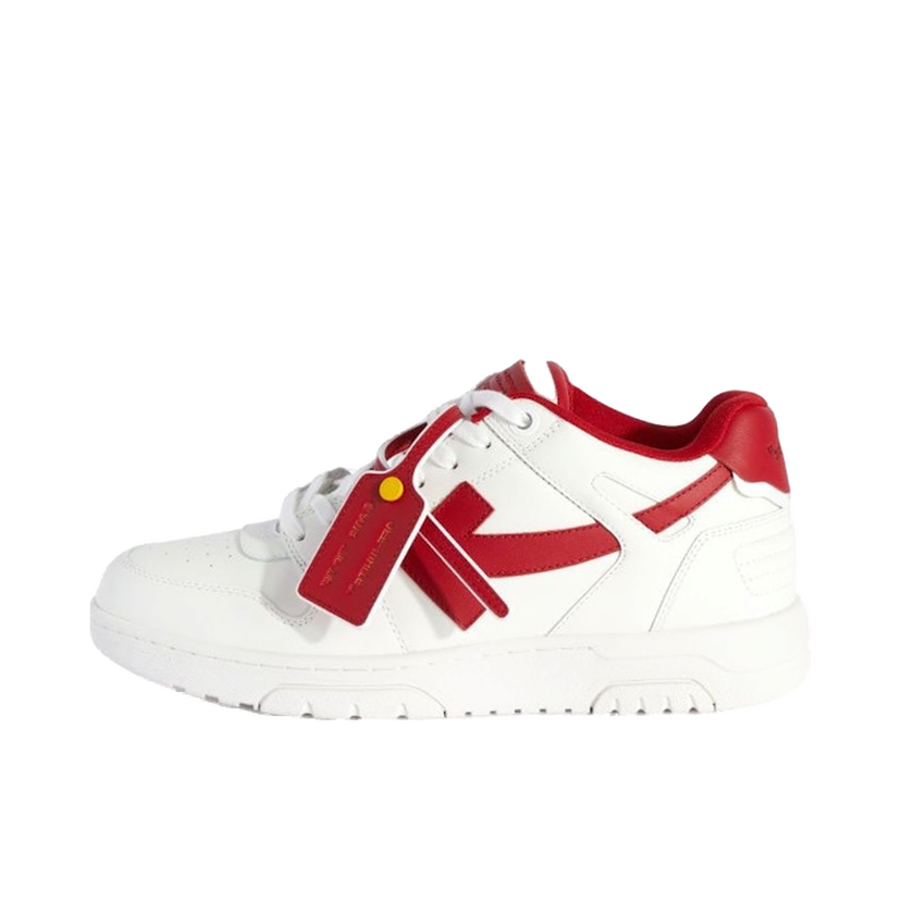 Кецове и обувки Off-White Out Of Office OOO Low Tops 2024 Lunar New Year Red White Червено | OMIA189G23LEA0070125
