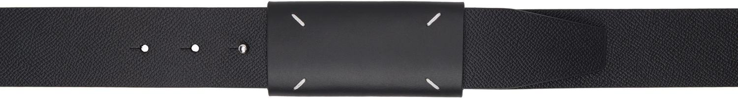 Колани Maison Margiela Maison Margiela Tab-Slot Leather Belt Черно | SA1TP0017 P4745, 0