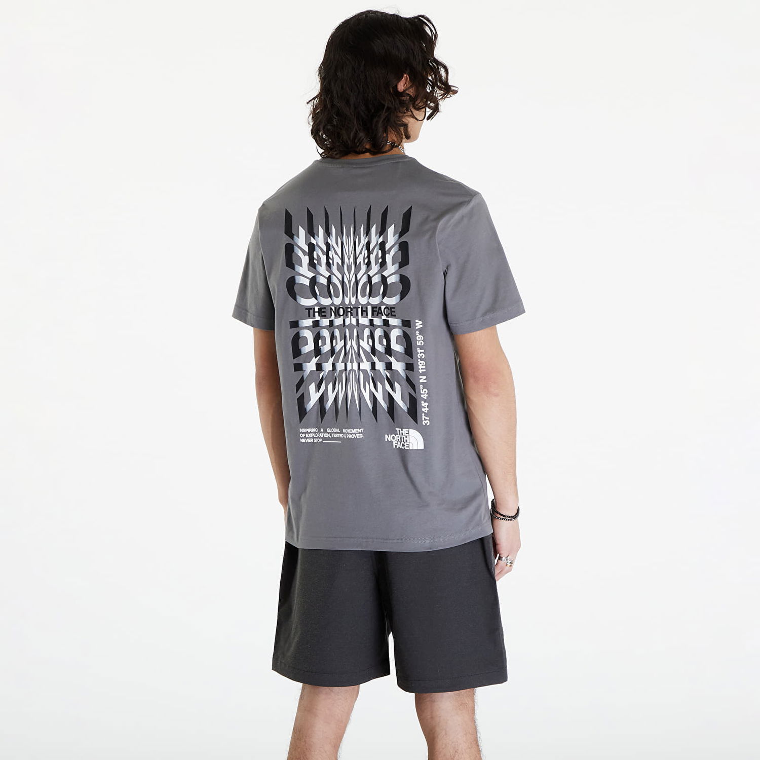 Тениска The North Face Coordinates Short Sleeve Tee Smoked Pearl Сиво | NF0A87ED0UZ1, 1