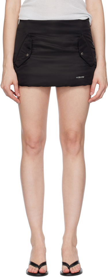 Пола We11done We11done Padded Miniskirt Черно | WD-SK2-25-260-W-BK, 0