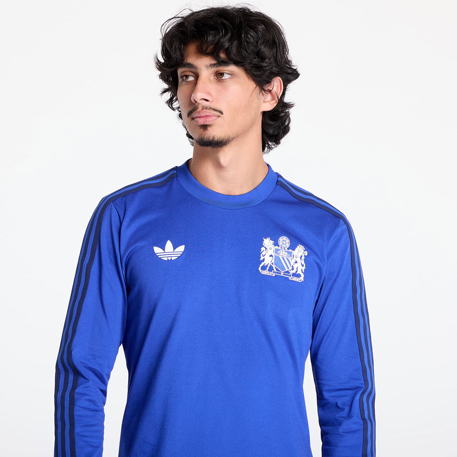 Тениска adidas Originals Manchester United George Best Long Sleeve Jersey Синьо | IV7536, 1