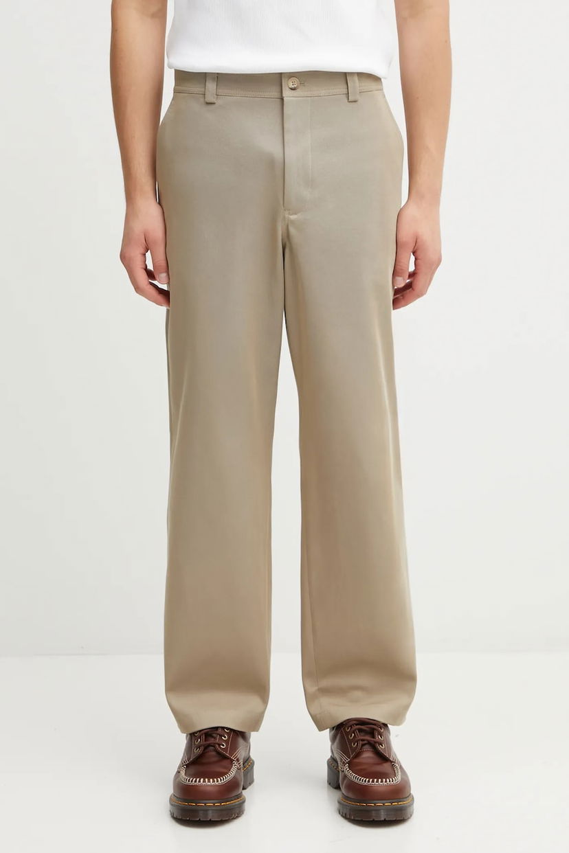 Панталони MAISON KITSUNÉ Maison Kitsuné Relaxed Trousers Бежово | PM01119WW9028