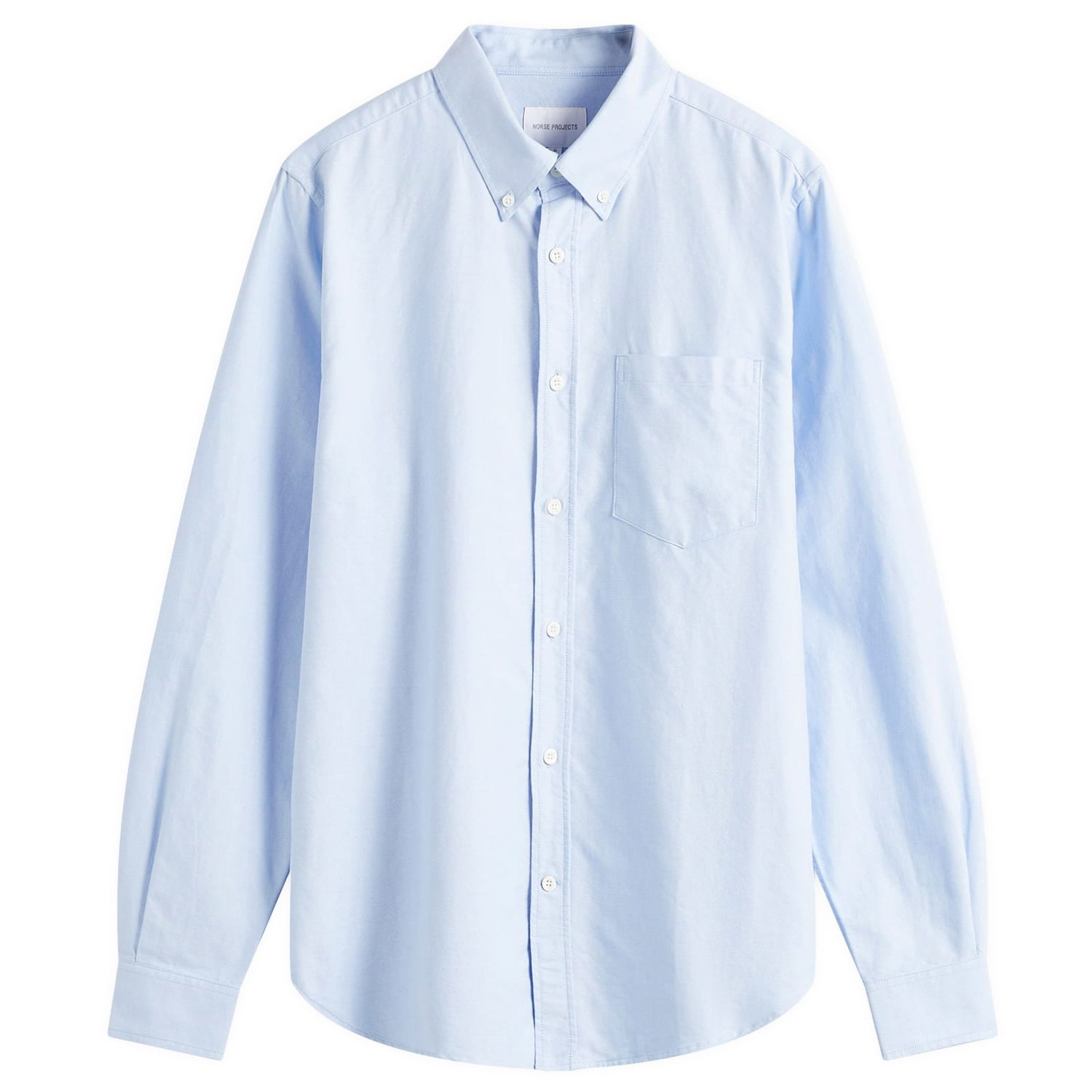 Риза NORSE PROJECTS Standard Oxford Shirt Синьо | N40-0805-7105, 0
